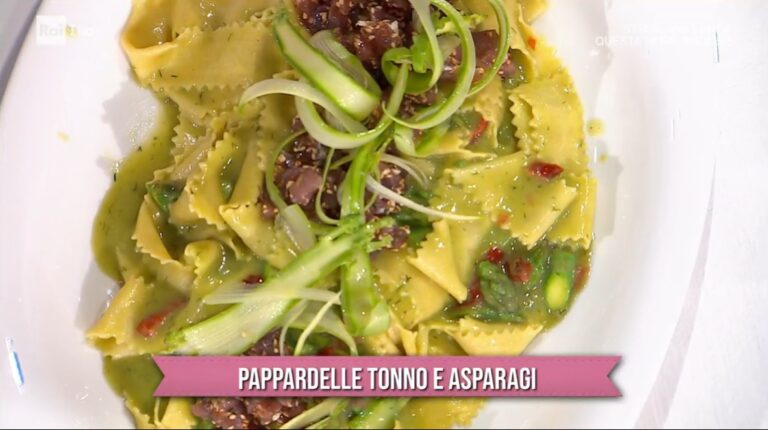 pappardelle tonno e asparagi di Fabio Potenzano