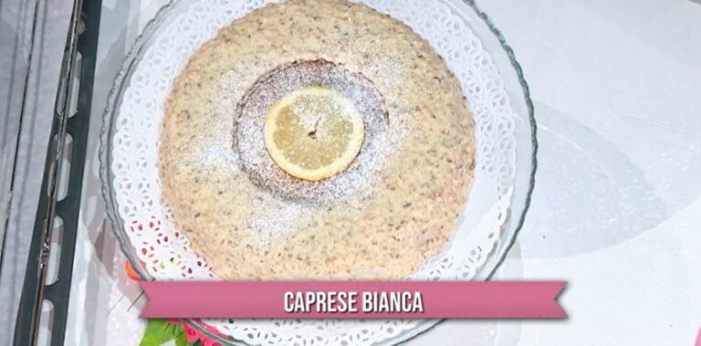 torta caprese bianca di Antonio Paolino