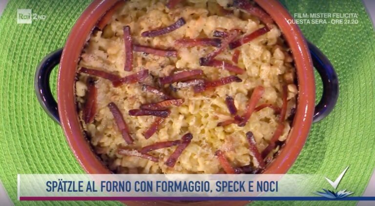 spatzle al forno di Stefano Cavada