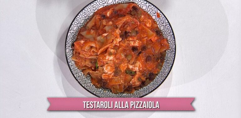 testaroli alla pizzaiola di Federico Fusca