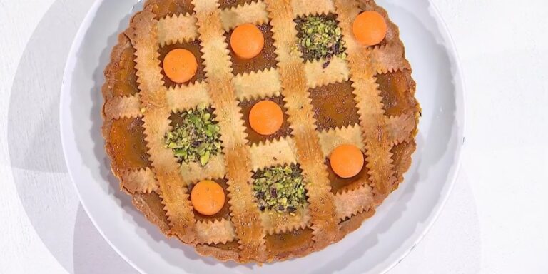 crostata con gelo di melone cantalupo di Fabio Potenzano