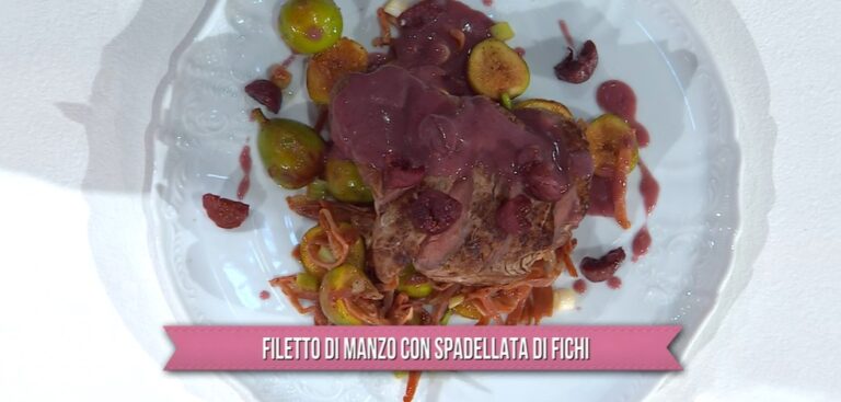 filetto di manzo con spadellata di fichi