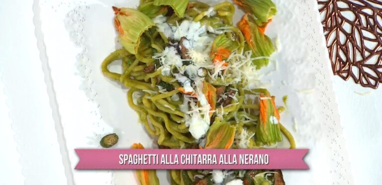 spaghetti alla chitarra alla Nerano di Mauro e Mattia Improta