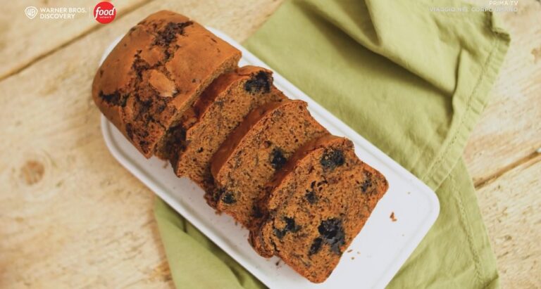 plumcake mirtilli e cioccolato