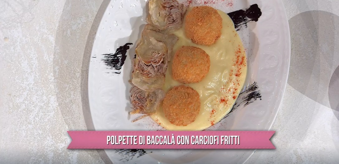 polpette di baccalà con carciofi fritti di Gian Piero Fava