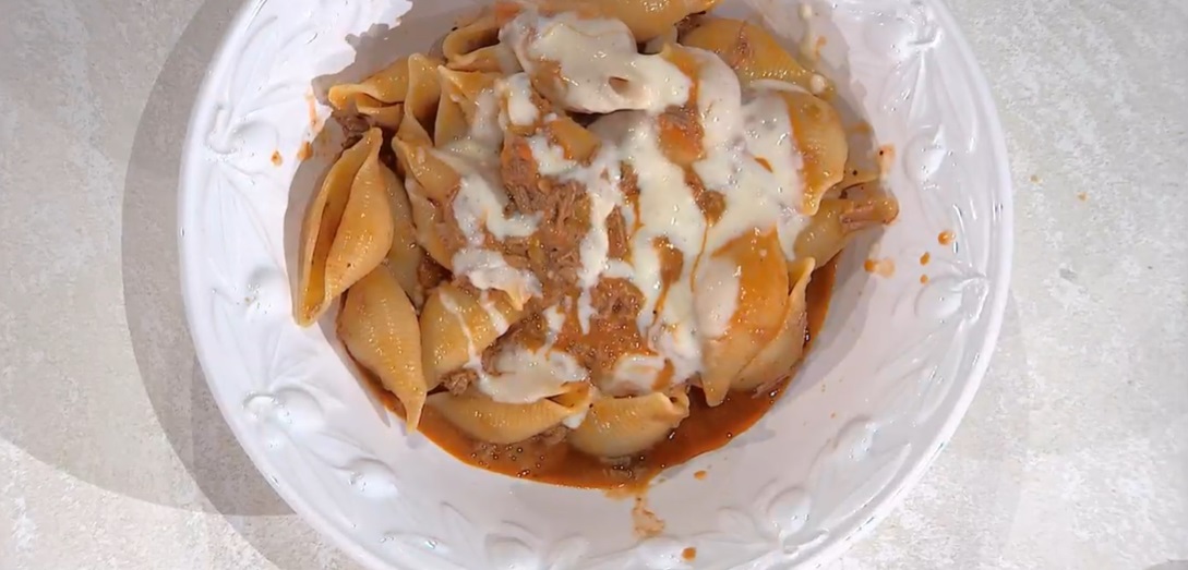 conchiglioni con stracotto di manzo di Davide Nanni