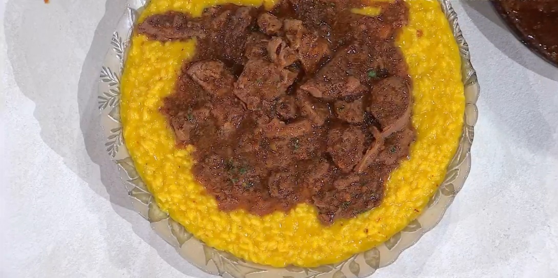 risotto Milano al ragù di ossobuco