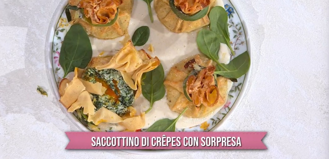 saccottino di crepes con sorpresa di Fabio Potenzano