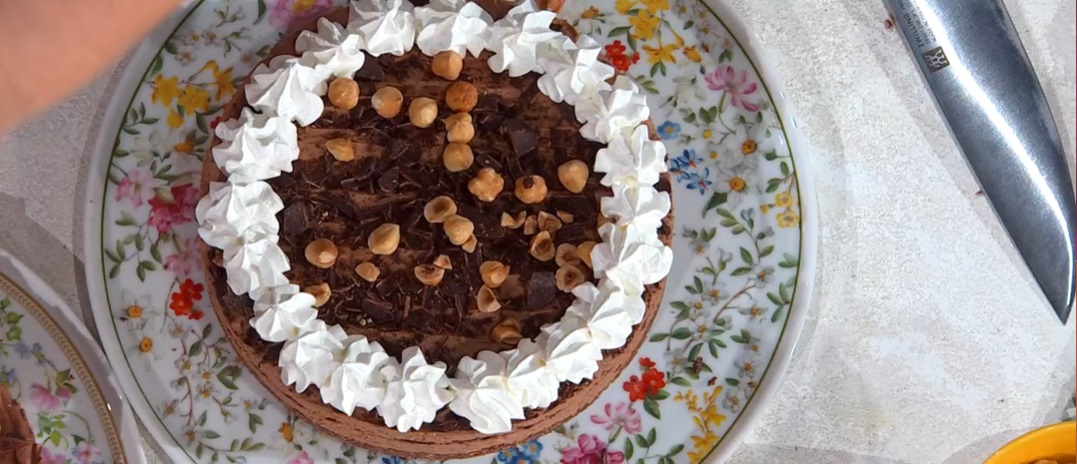 torta mousse al cioccolato di Natalia Cattelani