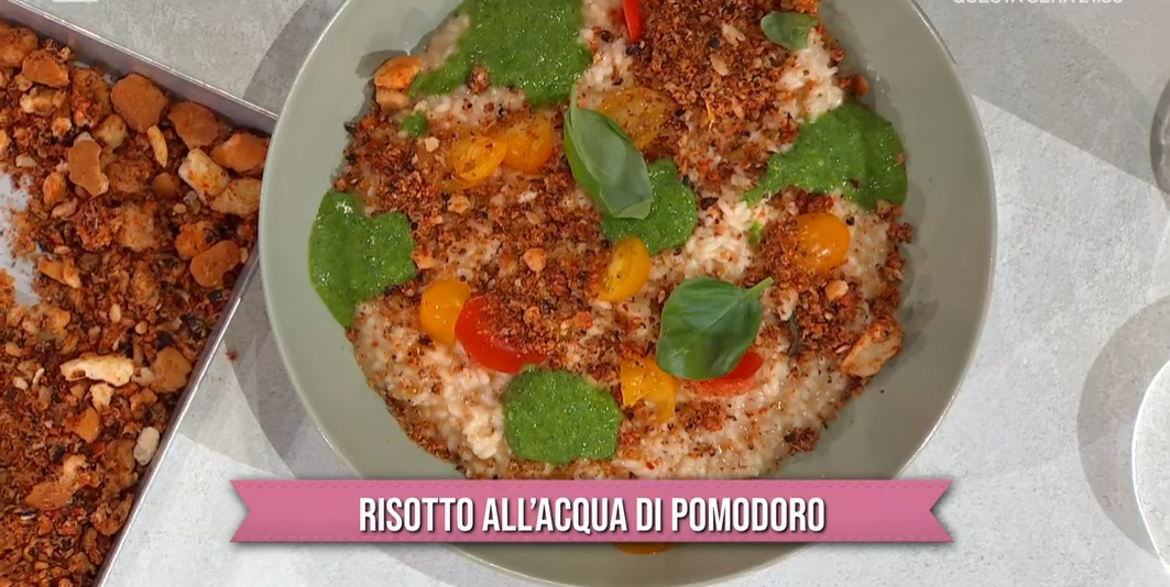 risotto all'acqua di pomodoro di Sergio Barzetti