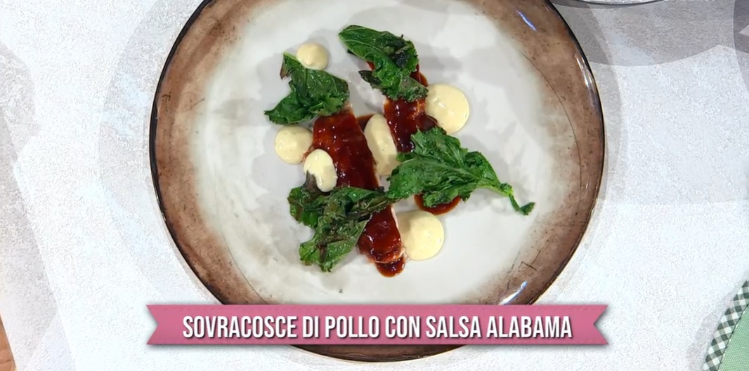 sovracosce di pollo con salsa alabama di David Fiordiglio