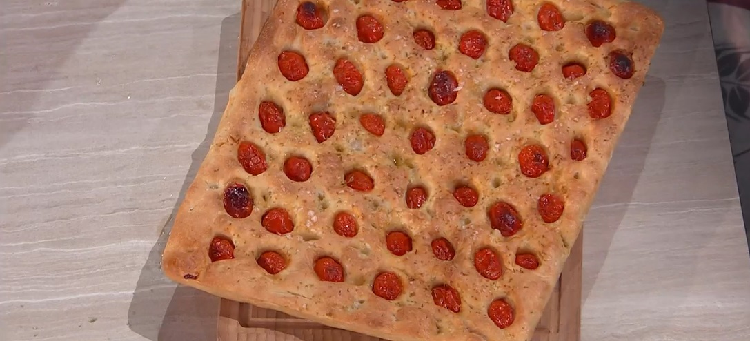 focaccia con i pomodorini di Fulvio Marino