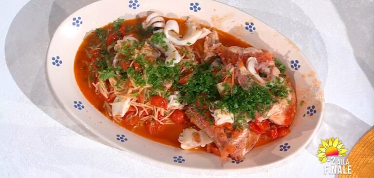 pasta con ciambotto di pesce di Antonella Ricci