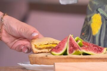 crostata con fichi e crema di Natalia Cattelani