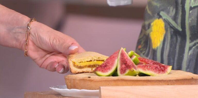 crostata con fichi e crema di Natalia Cattelani