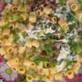 pasta con rucola squacquerone e crudo