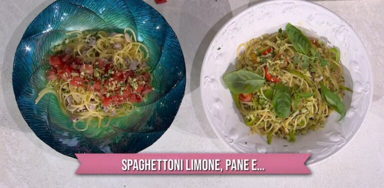 spaghettoni limone pane e