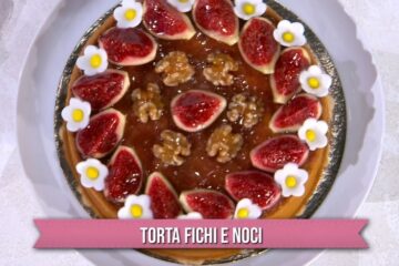 torta fichi e noci di Sal De Riso