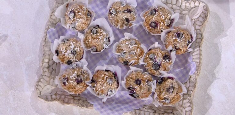 muffin integrali yogurt e mirtilli