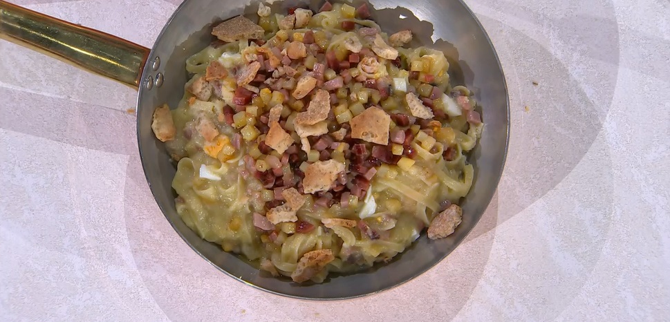 tagliatelle patate uova e speck di Barbara De Nigris