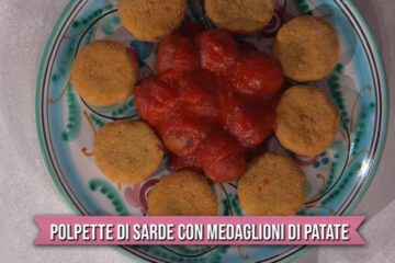 polpette di sarde con medaglioni di patate di Fabio Potenzano