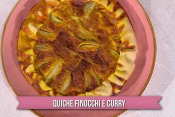 quiche finocchi e curry di Chloe Facchini