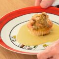 muffin alle mele con crema al pistacchio