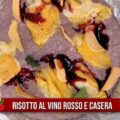 risotto al vino rosso e casera di Sergio Barzetti