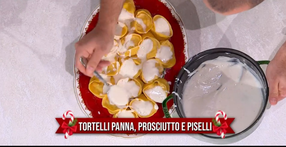 tortelli panna prosciutto e piselli di gemelli Billi