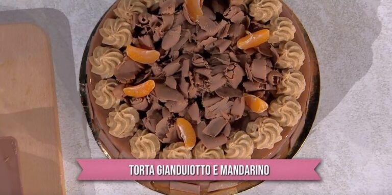 torta gianduiotta e mandarino di Sal De Riso