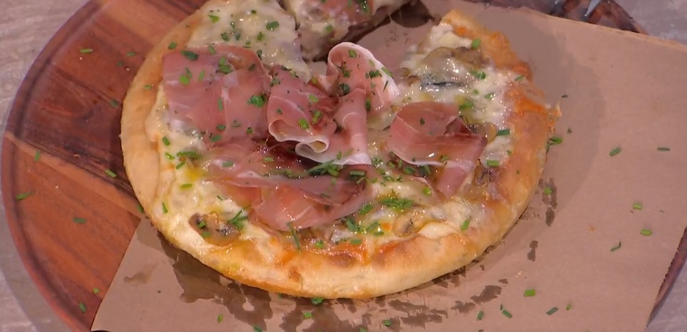 pizza speck e funghi di Fulvio Marino