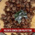 polenta concia con polpettine di Francesca Marsetti