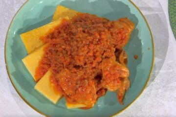 pollo alla cacciatora con polenta croccante di Francesca Marsetti