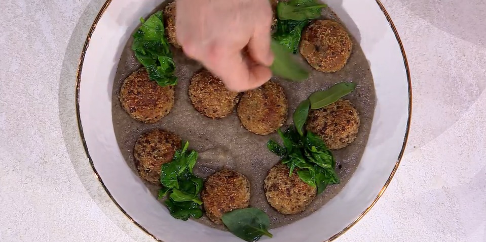 polpettine di carni bianche e funghi di Fabio Potenzano