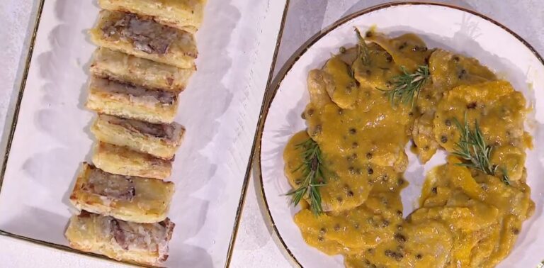 scaloppine con millefoglie di patate di gemelli Billi