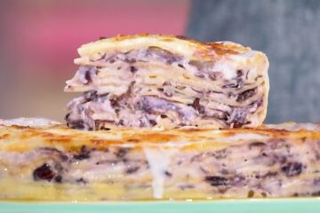 pasticcio di crepes al radicchio rosso di Daniele Persegani