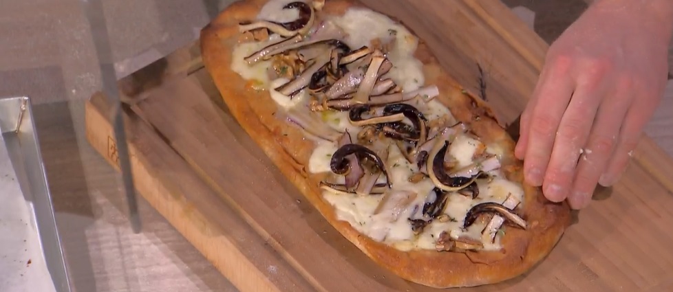 pizza radicchio taleggio e noci di Fulvio Marino