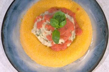 timballo di polenta con baccalà mantecato di Ivano Ricchebono