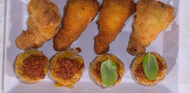 cosce di pollo fritte e timballo di maccheroni di Ivano Ricchebono