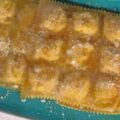 raviolone formaggi e miele di gemelli Billi