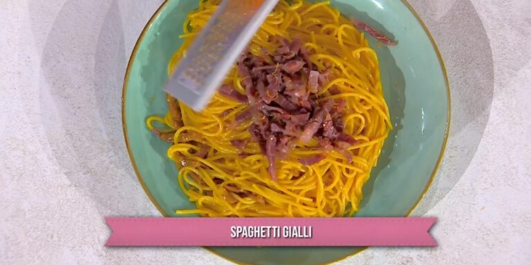 spaghetti gialli di zia Cri