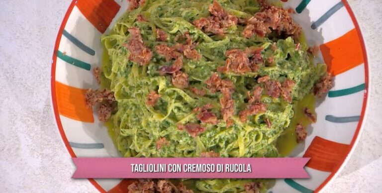 tagliolini al cremoso di rucola di Federico Fusca