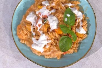 fusilli pomodorini e stracciatella di Antonio Paolino