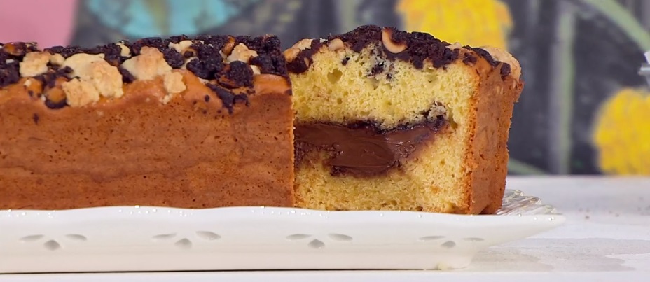 plumcake con crema di nocciole di Natalia Cattelani