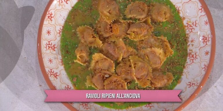 ravioli ripieni all'anciova di Fabio Potenzano