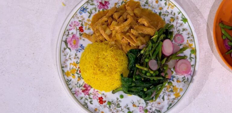 tacchino al curry con verdurine primaverili di Roberto Valbuzzi