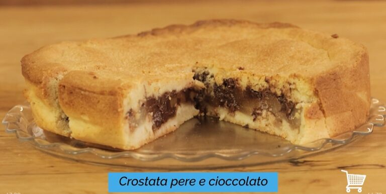 crostata pere e cioccolato