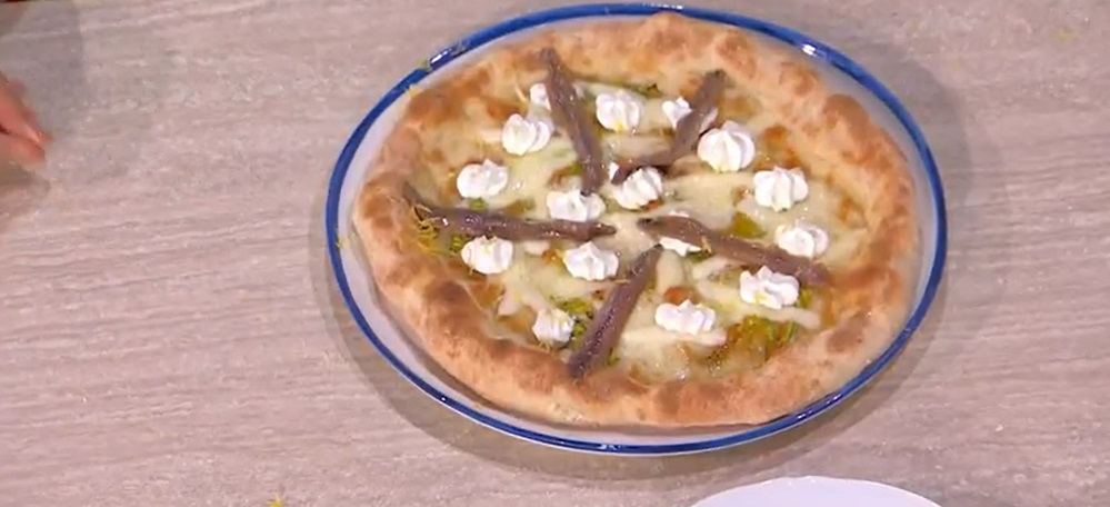 pizza ai fiori di zucca