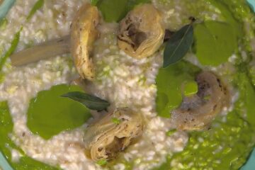 risotto al limone con carciofi di Sergio Barzetti