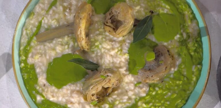 risotto al limone con carciofi di Sergio Barzetti